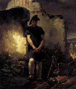 Horace Vernet Soldier-Labourer Spain oil painting artist